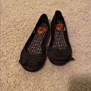 Black, Rocketdog, flats.